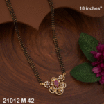 2 Line Long Black Beads - Image 2