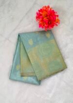 kanchi tissue bridal saree